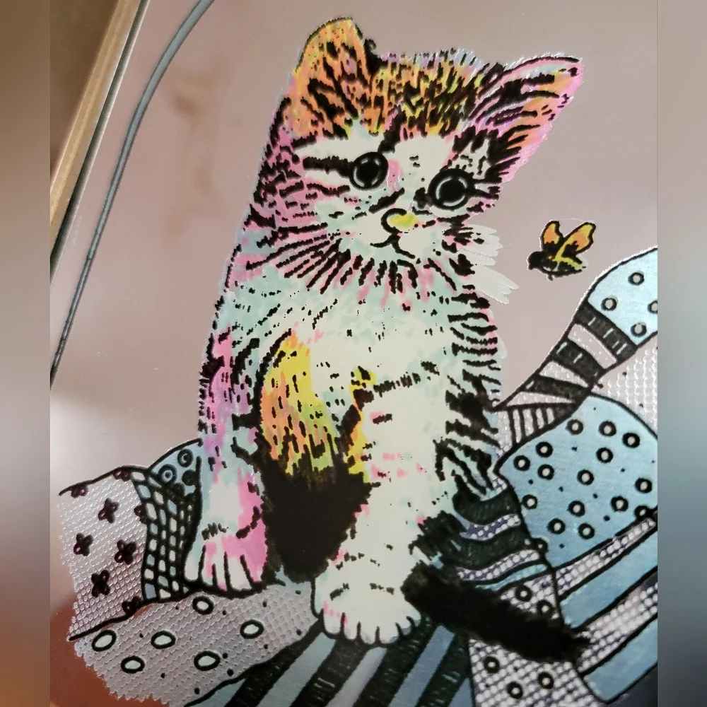 Pastel Kitten Mirror